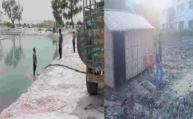 Bizarre Incident: Entir Pond Stolen In Bihar Darbhanga District - Sakshi