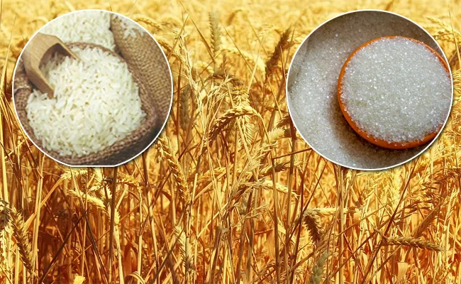 Wheat Rice Sugar Exports From India - Sakshi