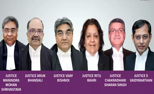 Central Government notifies appointment of Chief Justices - Sakshi