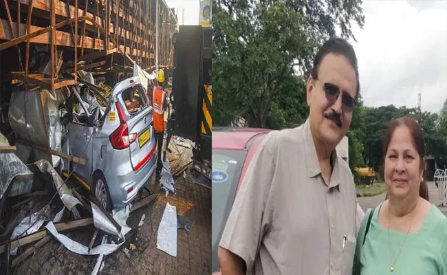 Couple Found Dead In Car Under Mumbai Hoarding Billboard Crash
