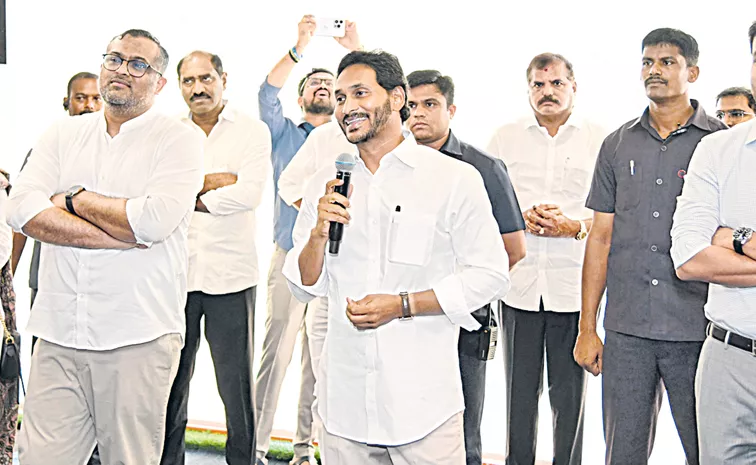 CM YS Jagan was the first to react on the polling pattern