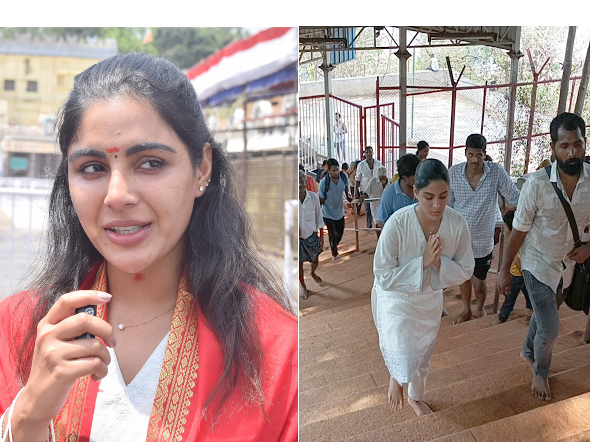 Actress Samyuktha Menon Visit Tirumala Tirupati Temple Photos - Sakshi1