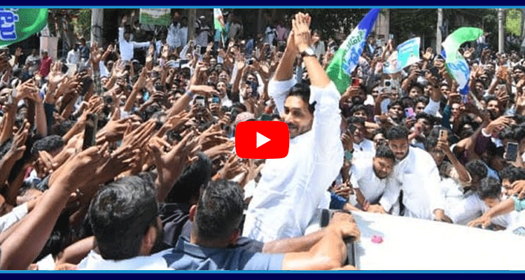 Grand Welcome To YS Jagan In Guntur 5