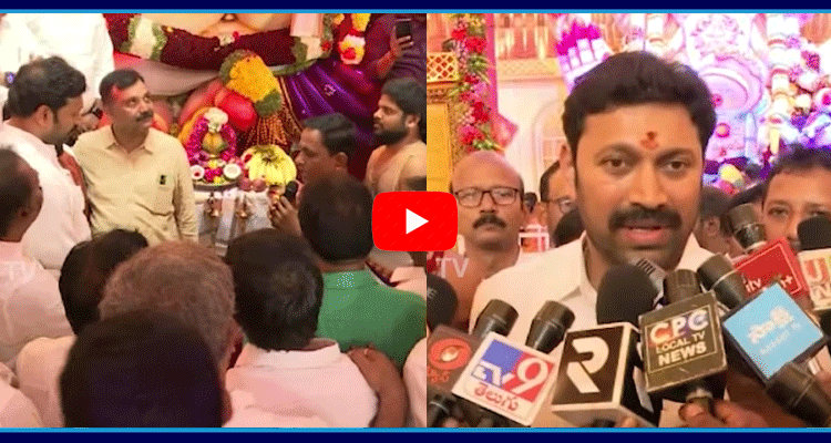 YS Avinash Reddy Participated In Kadapa Ganapati Pooja  4