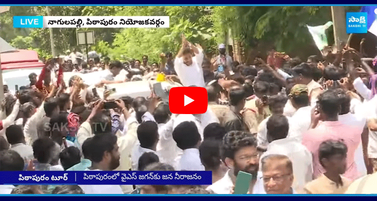 YS Jagan Visits Pithapuram Floods Affected Areas 3