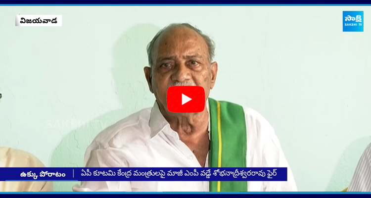 Ex MP Vadde Sobhanadreeswara Rao Fires On TDP BJP Janasena Leaders On Visakha Steel Plant 4