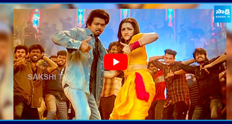 Trisha And Vijay Thalapathy Dance Video Viral  3