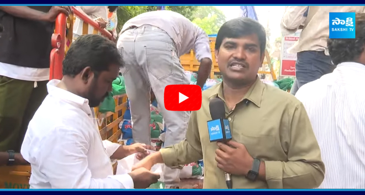 YSRCP Distribution Of Essential Goods to 50 Thousand Flood Affected Families  4