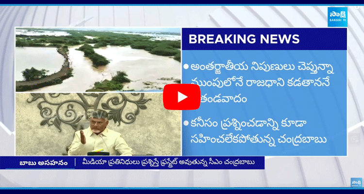 Chandrababu Frustration Comments On Drowned Amaravathi 3