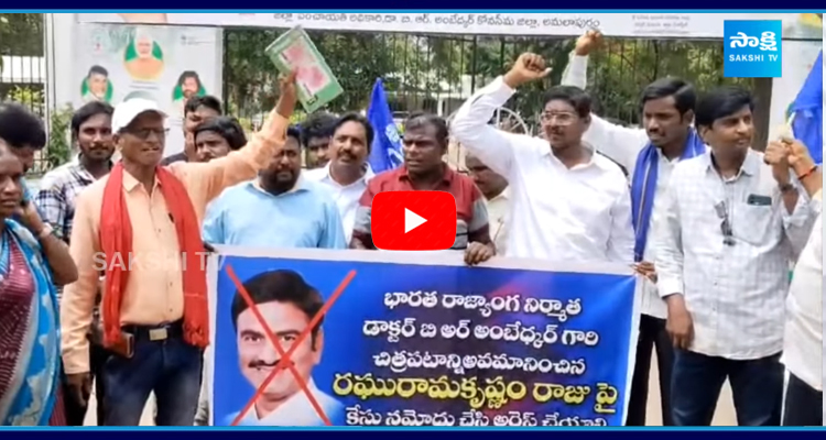 Dalith Leders Demands Raghu Rama Krishna Raju Arrest  3