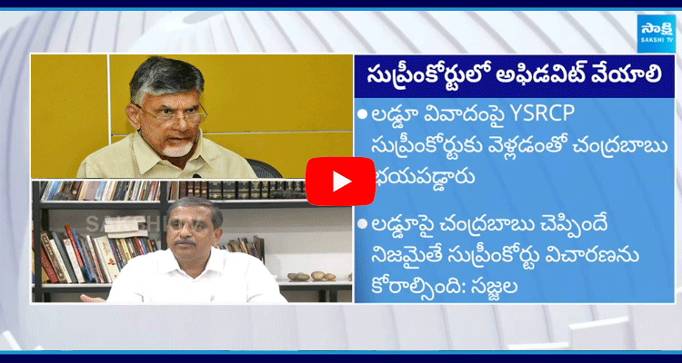 Sajjala Rama Krishna Reddy Challenge To Chandrababu 3