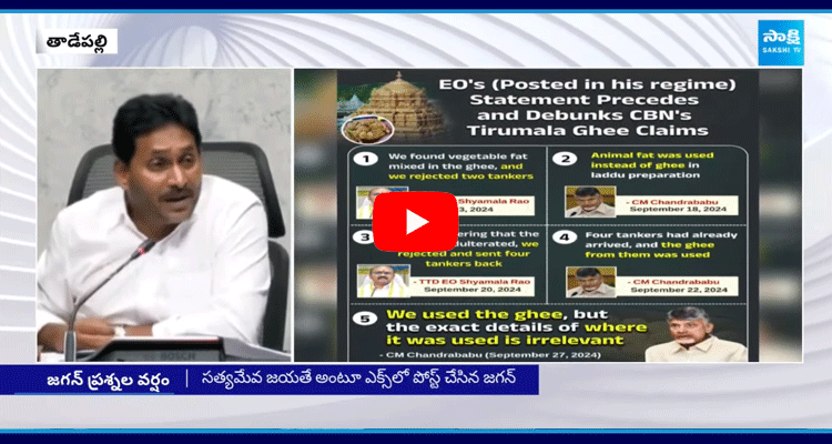 YS Jagan Exposed Proof Of Chandrababu Conspiracy On Tirumala Laddu 3