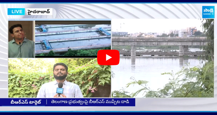 MLA KTR Strong Counter To CM Revanth Reddy On Musi River Development 4