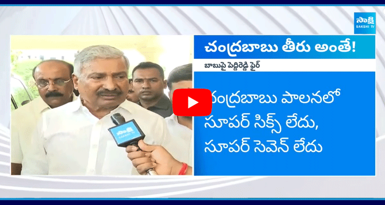 Peddireddy Reddy Strong Reaction On Chandrababu Comments 2