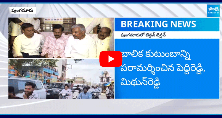 Peddireddy And Mithun Reddy Punganur Tour 3