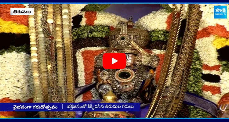 Srivari Garuda Vahana Seva In Tirumala 1