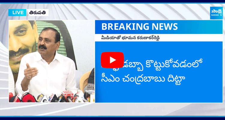 Bhumana Karunakar Reddy Comments On Chandrababu Naidu 3