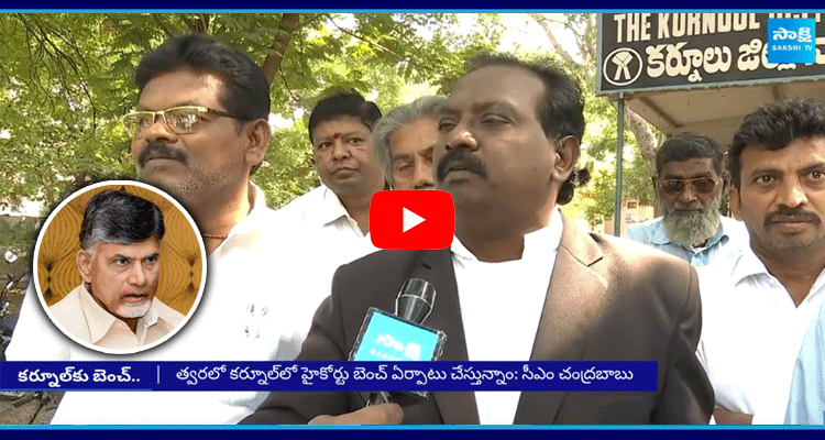 Kurnool Lawyers Protest Against Chandrababu Decisions 1