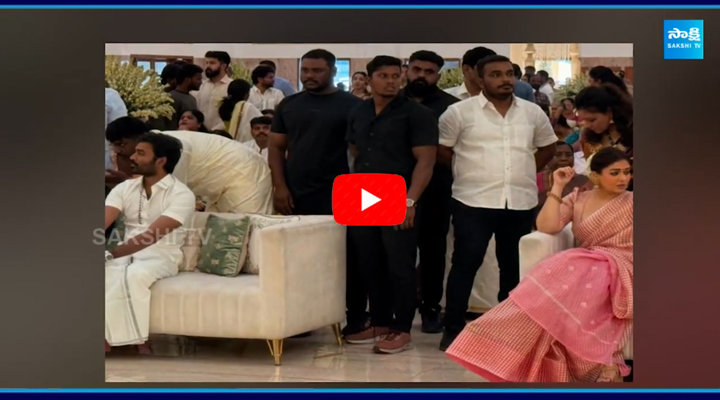 Dhanush Nayantharas Awkward Encounter At a Wedding Goes Viral  5