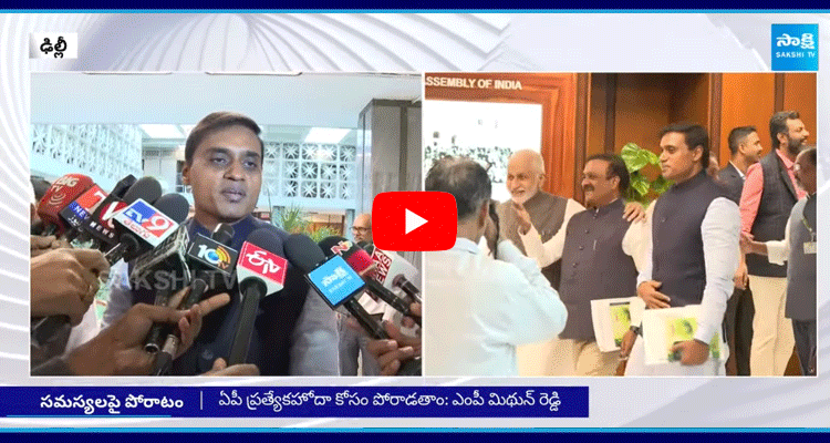 MP Mithun Reddy About Parliament Sessions  1