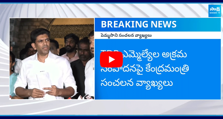 Union Minister Pemmasani Sensational Comments On TDP And Janasena MLA Illigal Activites 1