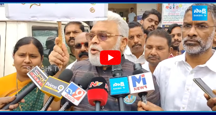 Ambati Rambabu Protests in Front of Pattabhipuram Police Station 1