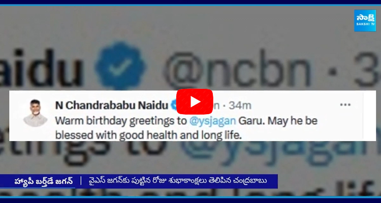 CM Chandrababu Birthday Wishes to YS Jagan Mohan Reddy  3