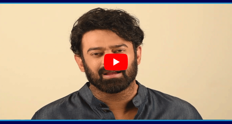 Tollywood Hero Prabhas Abotu Say No To Drugs Campaign 1