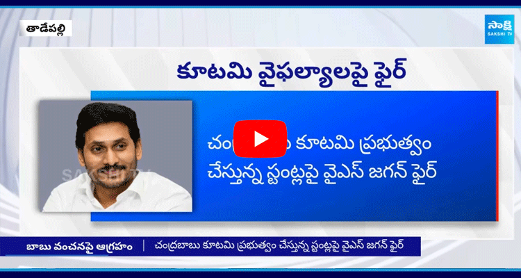 YS Jagan Comments On Chandrababu Government 3