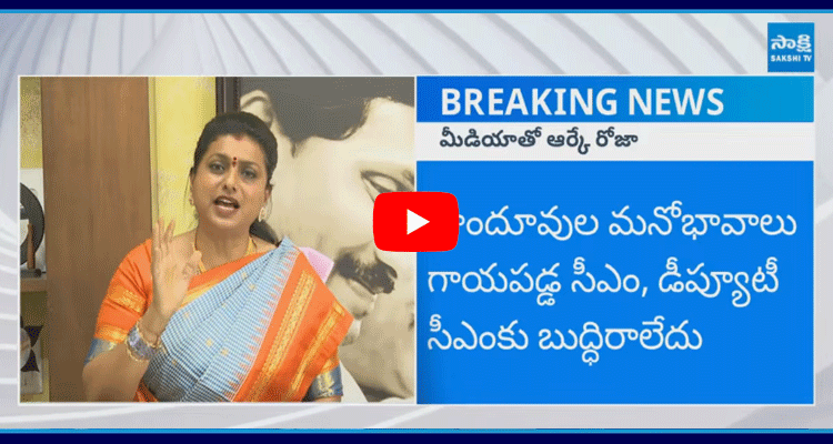 YSRCP RK Roja Fire On Chandrababu And Pawan Kalyan Over Tirupati Stampede Incident 1