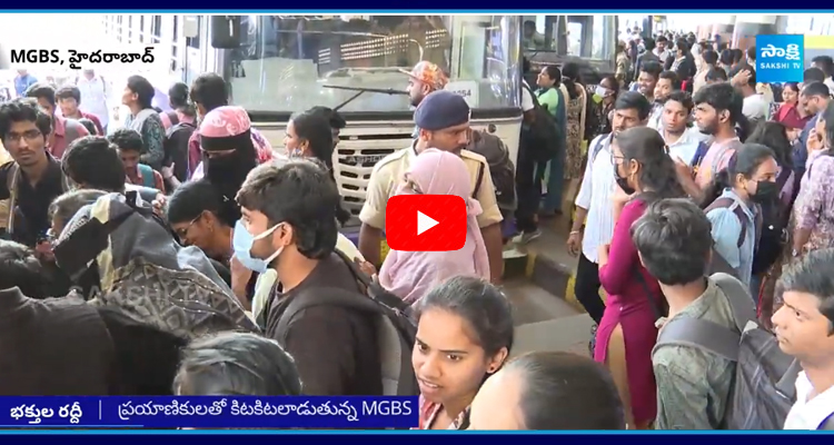 Sankranti Effect at MGBS Bus Stand in Hyderabad  1