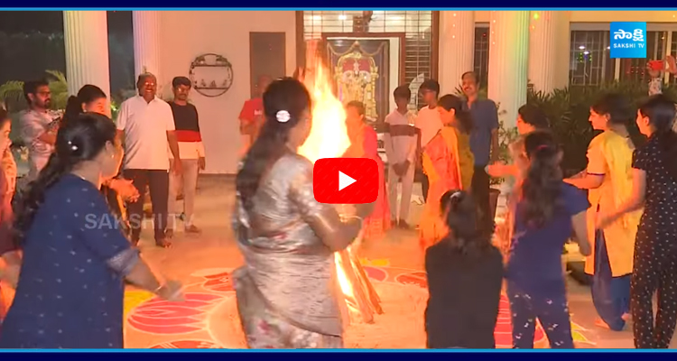 RK Roja Family Bhogi Festival celebrations At Nagari  1