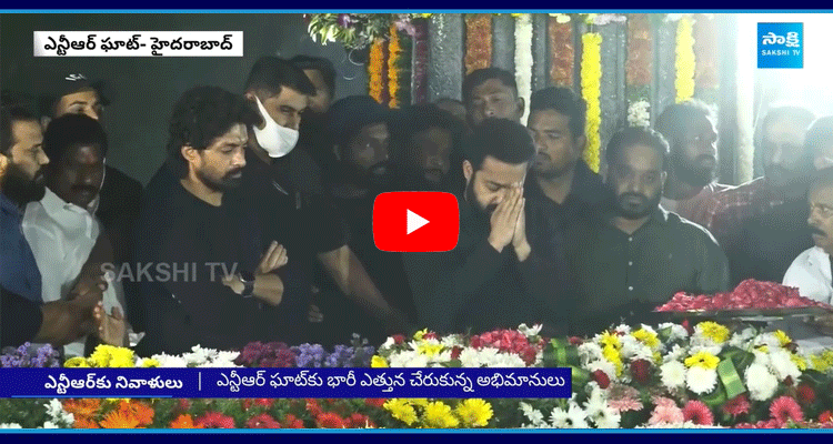 Jr NTR And Kalyan Ram Pays Tribute To Sr NTR At NTR Ghat 1