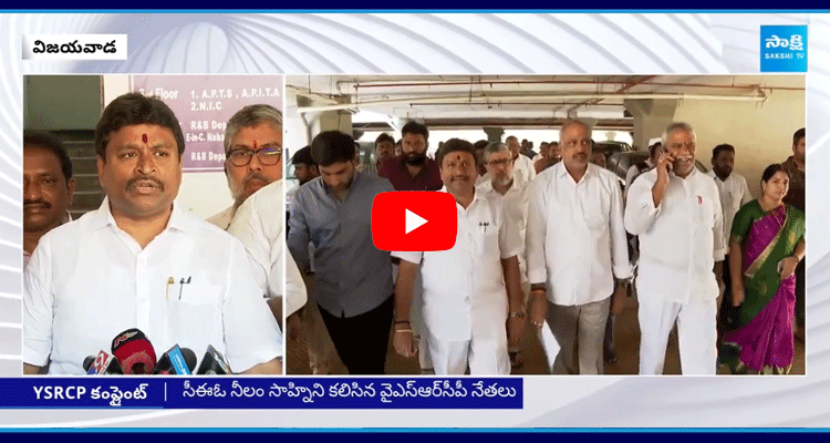 YSRCP Leaders Meet CEO Nilam Sawhney  1