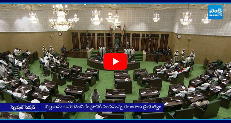 Telangana Assembly Special Session On BC Reservations  3