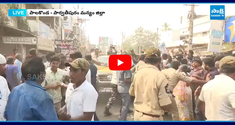 YSRCP Activists And Fans Reached Palakonda For YS Jagan 1