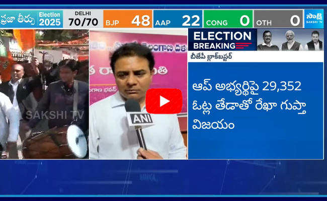 KTR Funny Satires on Delhi Assembly Results 2025 1