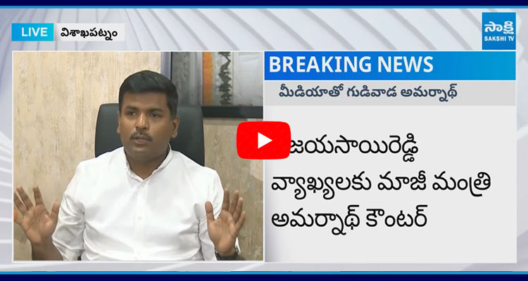 Gudivada Amarnath Strong Counter To Vijaya Sai Reddy Comments 3