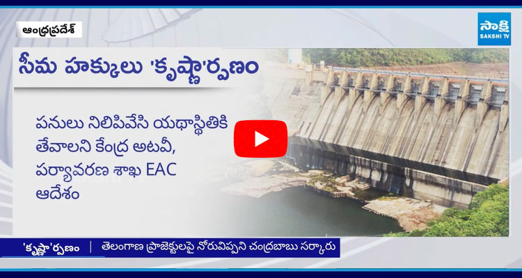 Chandrababu Conspiracy Against Krishna River Water 4