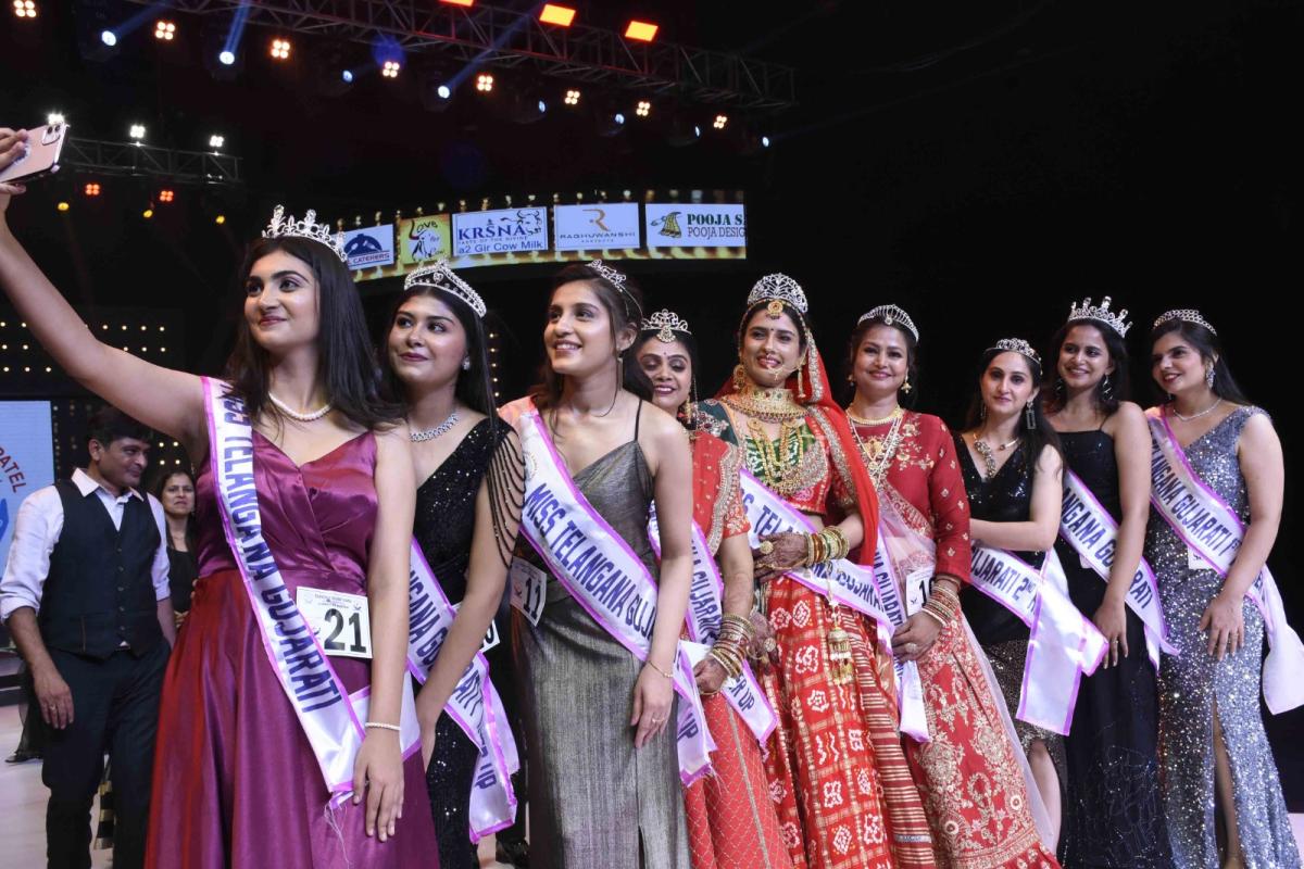 Grand Finale of Miss and Mrs Gujarati Telangana 2024 at the Closing Ceremony1