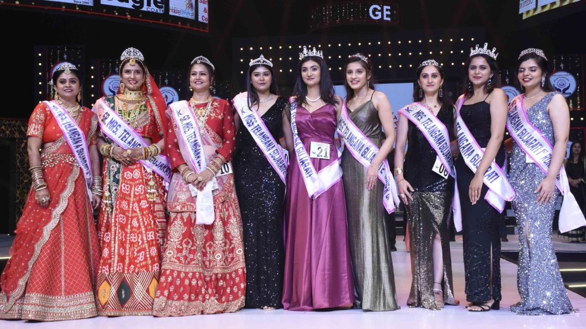 Grand Finale of Miss and Mrs Gujarati Telangana 2024 at the Closing Ceremony2