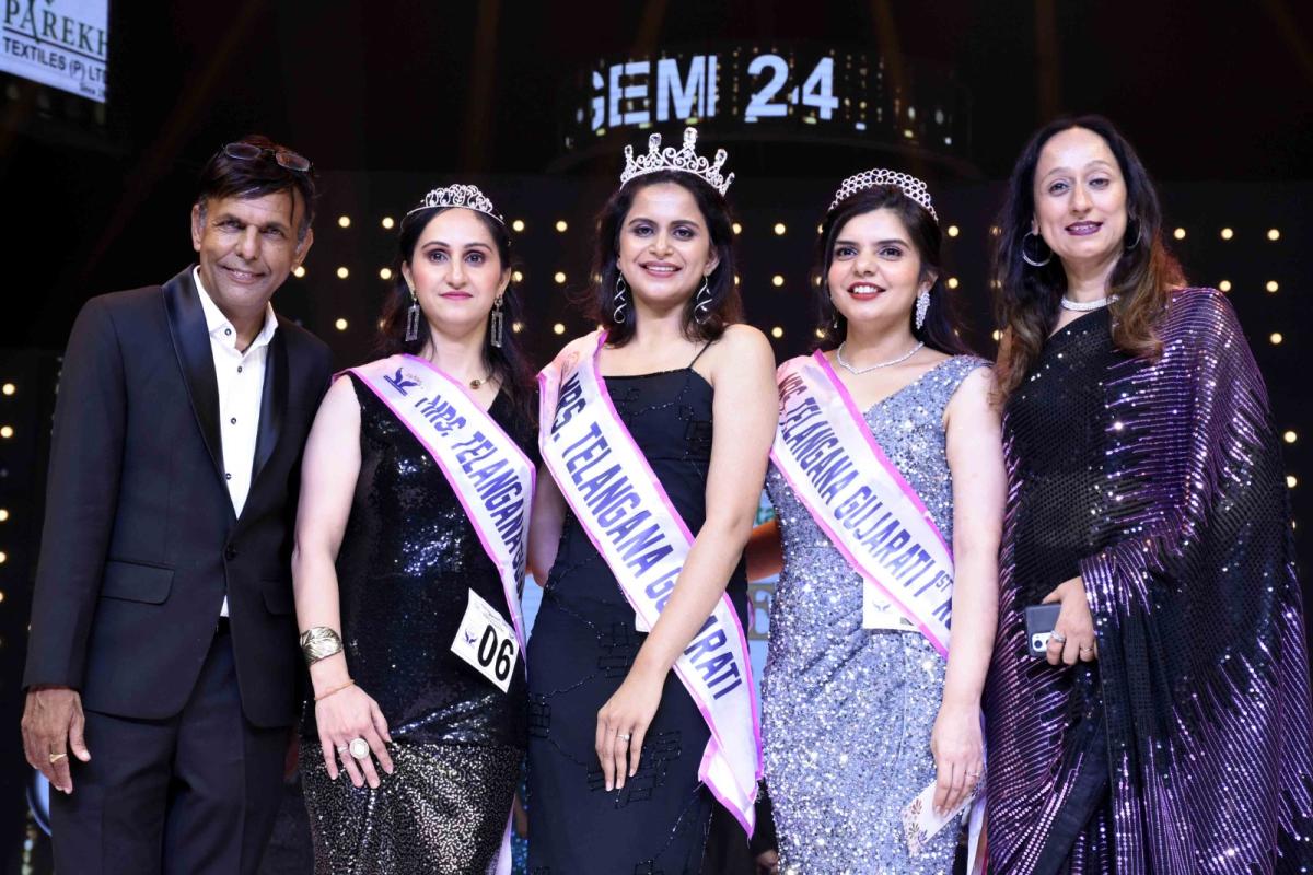 Grand Finale of Miss and Mrs Gujarati Telangana 2024 at the Closing Ceremony8