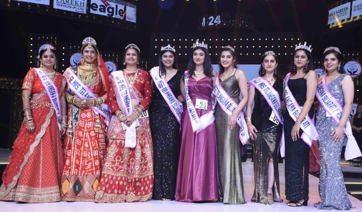 Grand Finale of Miss and Mrs Gujarati Telangana 2024 at the Closing Ceremony9