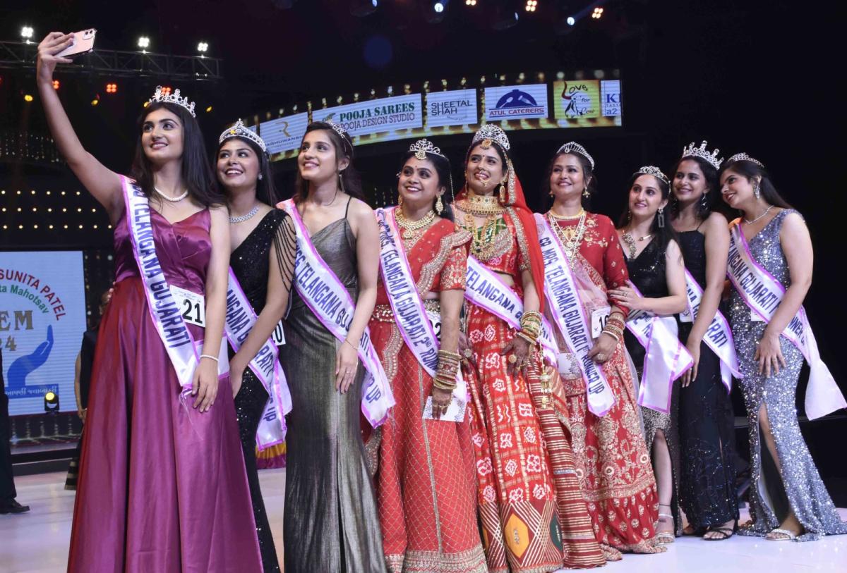 Grand Finale of Miss and Mrs Gujarati Telangana 2024 at the Closing Ceremony12