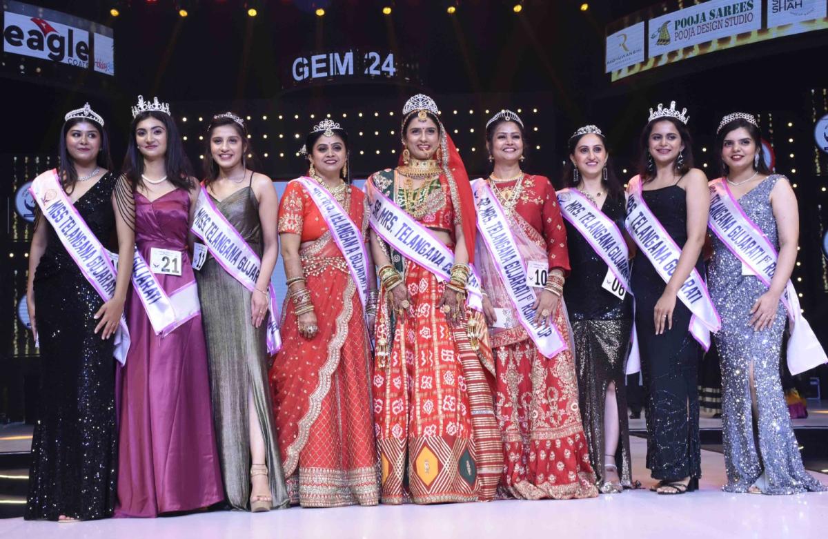 Grand Finale of Miss and Mrs Gujarati Telangana 2024 at the Closing Ceremony23