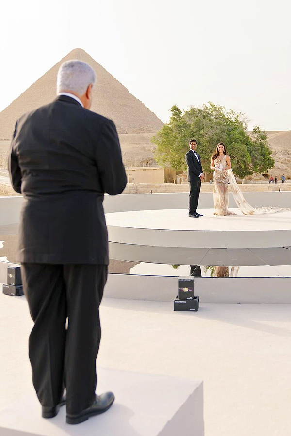 Billionaire CEO and Former WWE Divas Epic Egyptian Wedding at the Pyramids Photos3