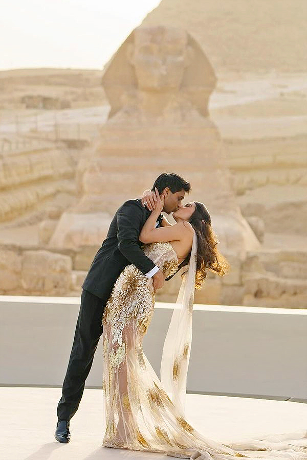 Billionaire CEO and Former WWE Divas Epic Egyptian Wedding at the Pyramids Photos5