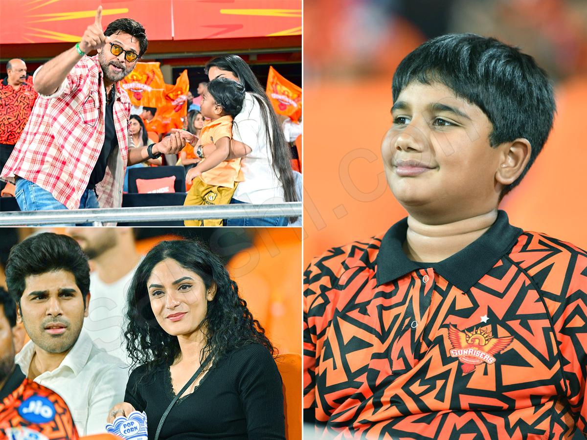 Celebrities In SRH vs RCB Match At Uppal Stadium: Photos1