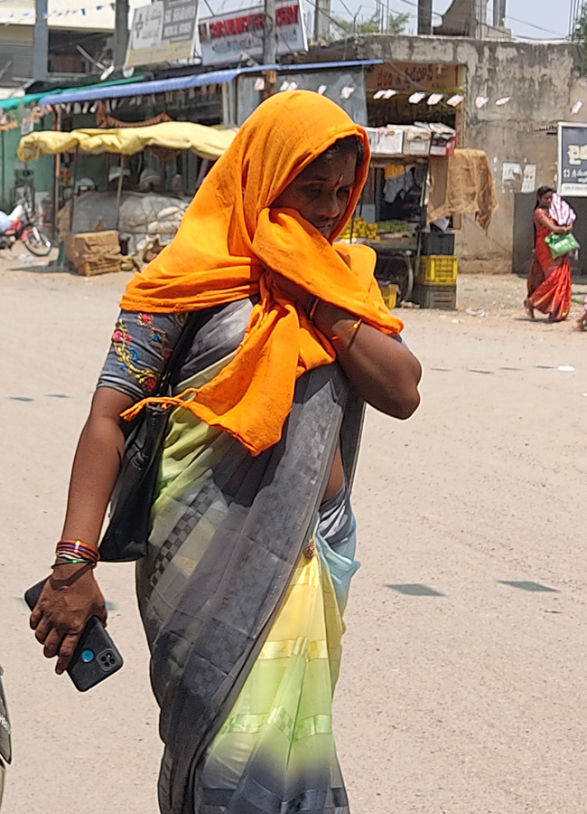 Heavy Heat Waves in Telugu States Photos7