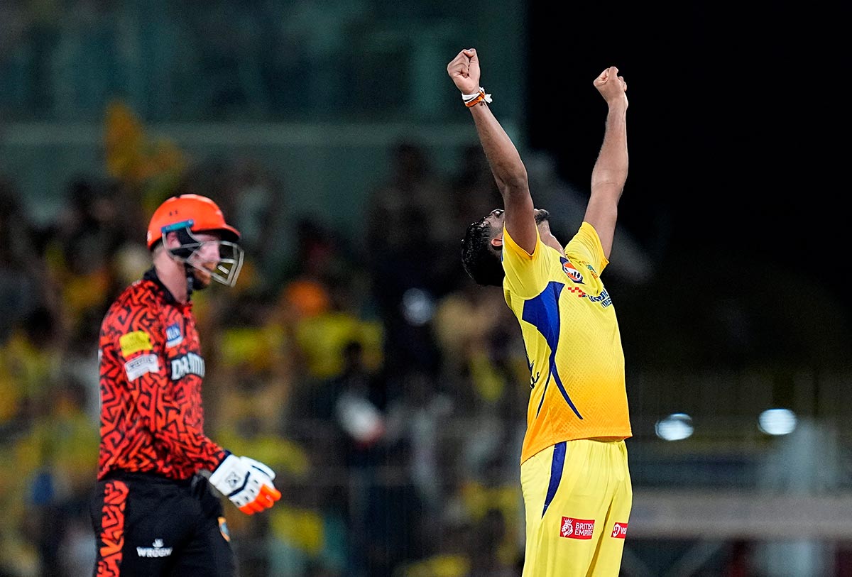 IPL 2024 cricket match between Chennai Super Kings and Sunrisers Hyderabad12